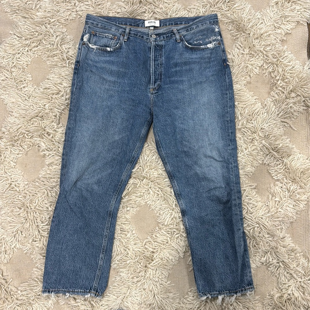 Agolde Straight leg crop jeans